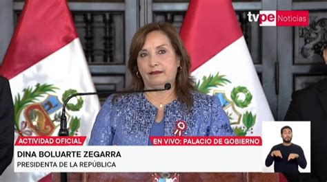 Tvper Noticias On Twitter Dina Boluarte Entre La Paz Y El