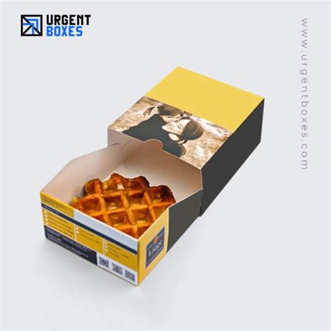 Custom Waffle Box Frozen Waffle Packaging