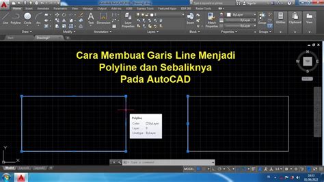 Cara Membuat Garis Line Menjadi Polyline Dan Sebaliknya Pada AutoCAD