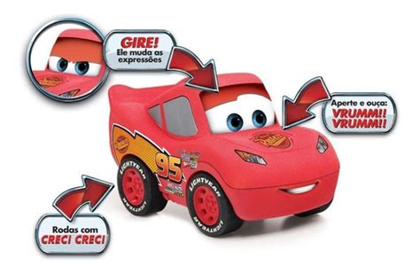 Carrinho Rel Mpago Mcqueen C Atividades Disney Carros Elk Mercado Livre