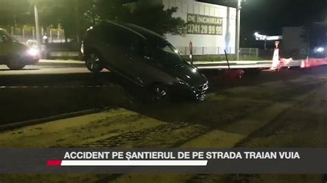 Accident Pe Antierul De Pe Strada Traian Vuia