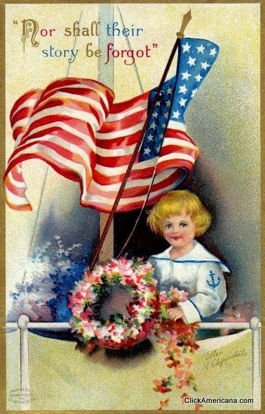 20 Vintage Memorial Day Postcards Click Americana