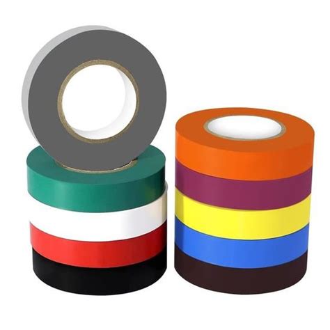 Lot De Rouleaux De Ruban Adh Sif Isolant Multicolore Mm X M