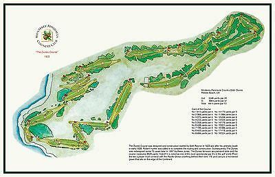 Monterey Peninsula GC Dunes Course -Seth Raynor -a Vintage Golf Course ...