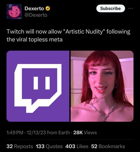 Long Live Asianbunnyx And Twerking Streamers Love This New Tos Update Twitch Rjasontheweenie