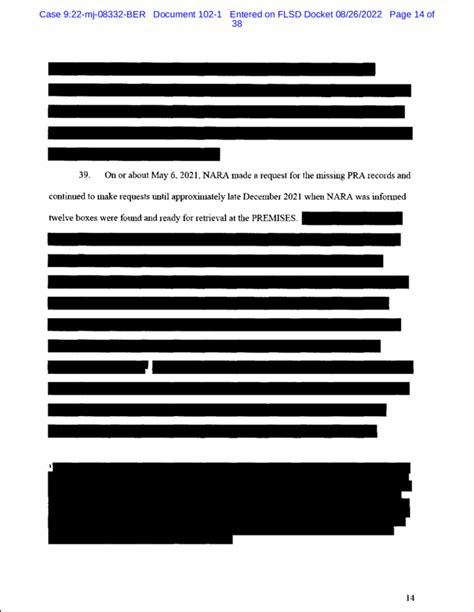 Read The Redacted Document The Federal Government Used To Convince A