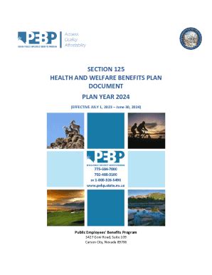 Fillable Online Pebp State Nv Active Employee Health And Welfare Plan