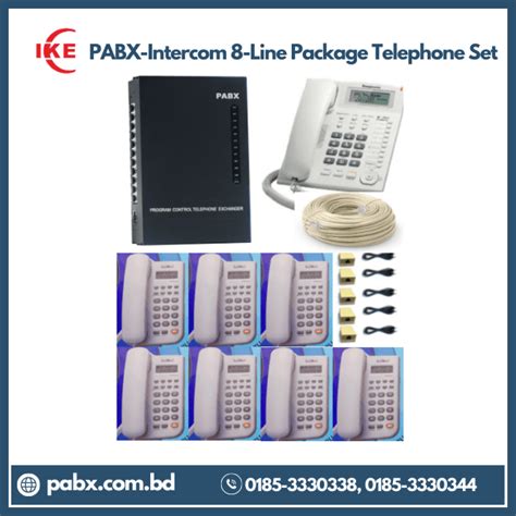 PABX Intercom 8 Line Package Telephone Set Price In BD 2023