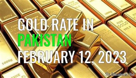 Latest Gold Rate In Pakistan Today St February The