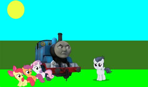 Thomas Displeased With Rumble By Simonstudio587 On Deviantart