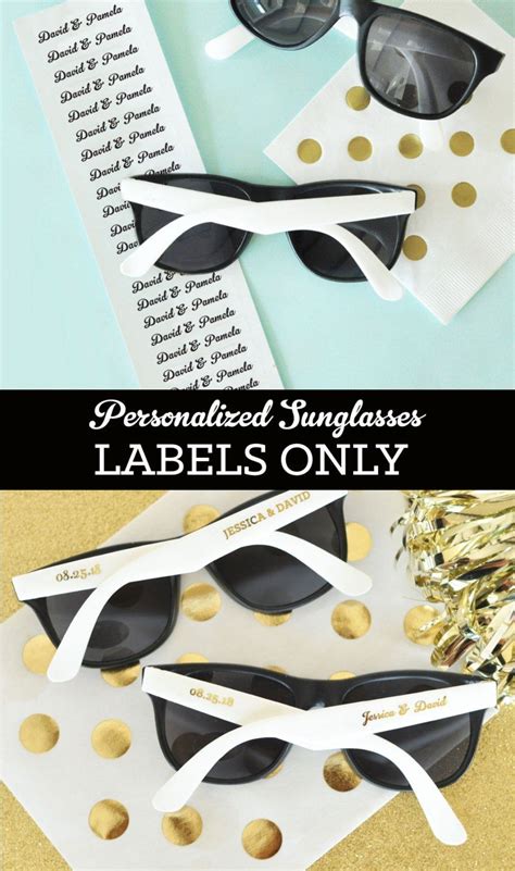 Diy Sunglasses Favors For Your Outdoor Beach Wedding Guests This