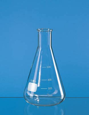 BRAND Flacons Erlenmeyer en verre à col étroit Capacité 1000 ml