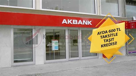 Otomobil Almak Steyenlere Akbank Tan Ayda Tl Taksitle Kredi