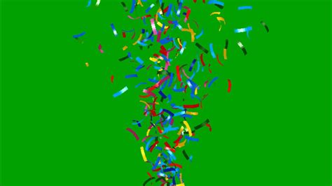 Confetti Green Screen