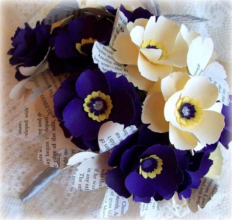 DIY Paper flower Bouquet Templates & patterns - DIY Paper wedding ...