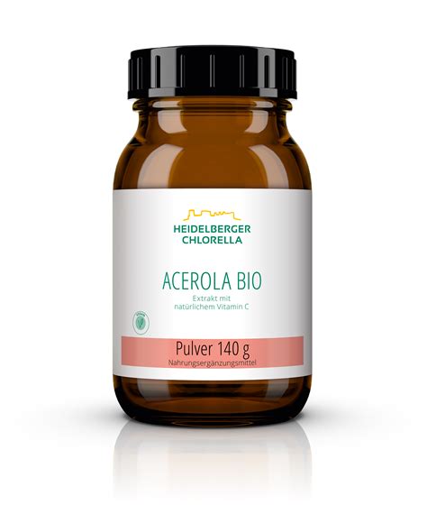 Acerola Bio Pulver Online Kaufen Heidelberger Chlorella