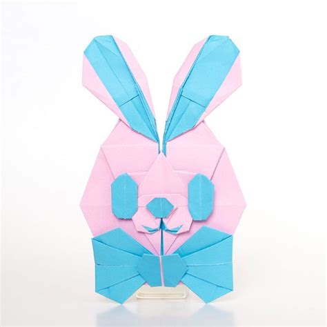 Rabbit Head V2 Origami By Michelle Fung Rabbit Head Kokeshi Dolls