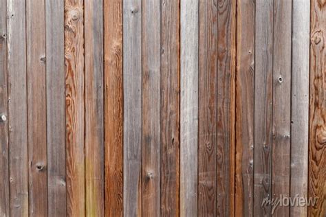 Used Dirty Empty Old Brown Wooden Table Background Wallpaper Wall Mural