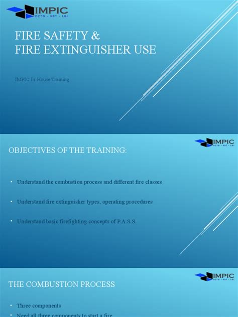 Fire Extinguisher Training Presentation | PDF | Fires | Combustion