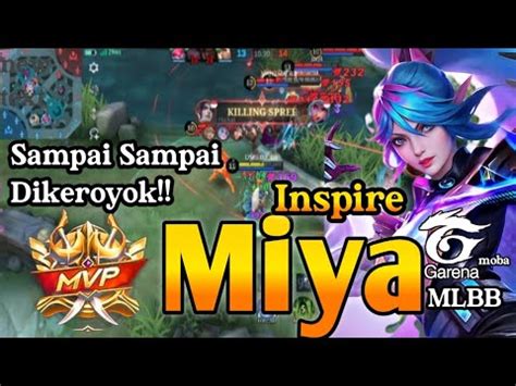 Lifesteal Build Miya Mvp Build Top Global Miya Mlbb Youtube