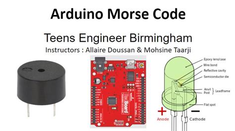 Github Two Engineers2arduino Morse Code With Led And Buzzer Step By