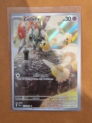 Pokémon TCG Temporal Forces Cutiefly 172 162 Illustration Rare Holo eBay