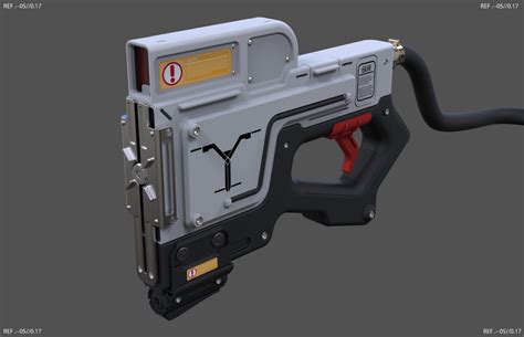 Artstation Laser Cutting Gun Concept