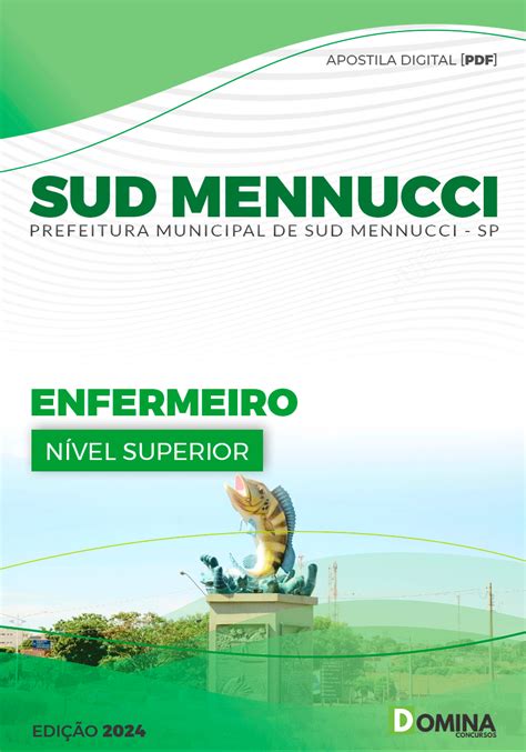 Apostila Prefeitura Sud Mennucci SP 2024 Enfermeiro