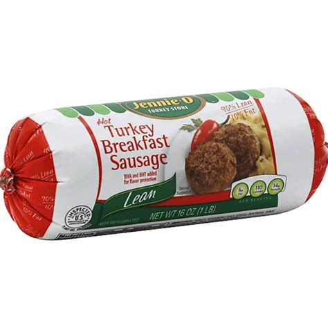 Jennie O Turkey Sausage Lean Hot Sausages Reasor S