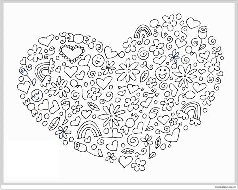 Heart Mandala Coloring Pages Coloring Pages 4386 Hot Sex Picture