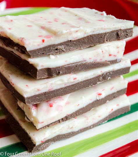 Easy Peppermint Bark Recipe Four Generations One Roof