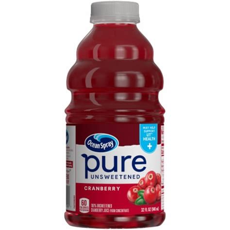 Ocean Spray Unsweetened Pure Cranberry Juice 32 Fl Oz Ralphs