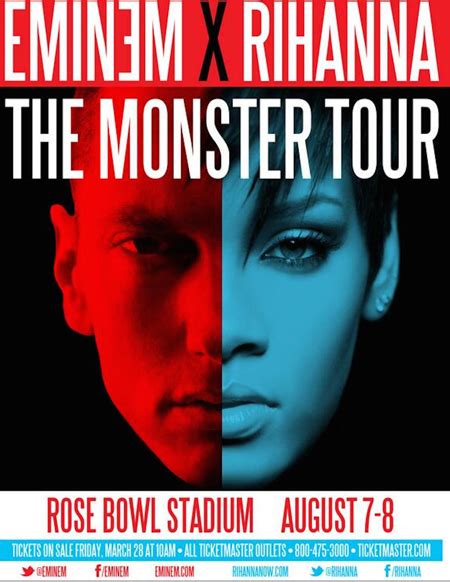 Eminem And Rihanna Monster Tour