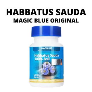 Local Ready Stocks Habbatus Sauda Kapsul Magic Blue Habbatus Sauda