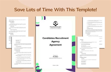 Candidates Recruitment Agency Agreement In Pdf Word Google Docs