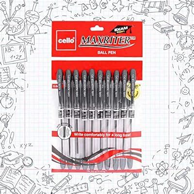 Buy Cello Maxriter Ball Pen Set Pack Of Black Online At Lowest