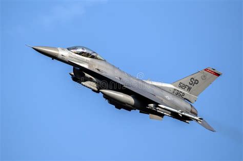 US Air Force F 16 Fighting Falcon Fighter Jet From The 52nd Fighter