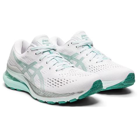 Asics Gel Kayano 28 Womens White Trainers Asics Decathlon