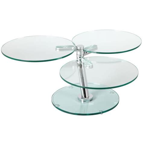 Viki Table Basse Ronde Gris Cdiscount Maison