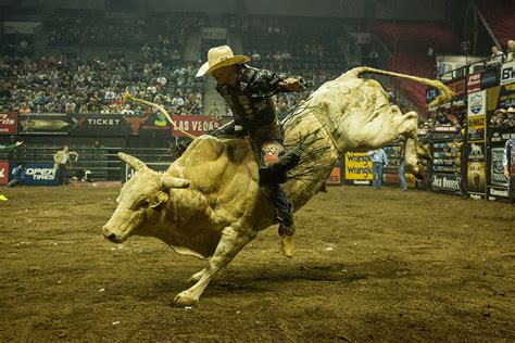 Photos: Dirt replaces the hardwoods as Professional Bull Riders buck at ...