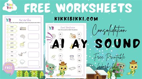 Long A Worksheets Mastering Ai And Ay Words