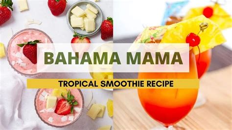 Bahama Mama Tropical Smoothie Recipe Besto Blog