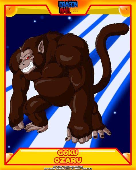 Db Goku Great Ape By El Maky Z On Deviantart Dbz O Goku Goku Saiyan