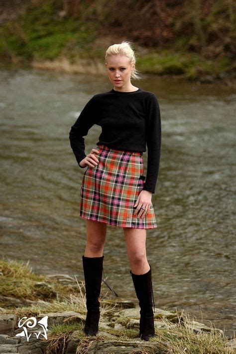 Mini Kilt Women In Kilts Tartan Mini Skirt Scottish Dress