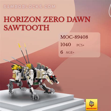 MOC Factory 89408 Creator Expert Horizon Zero Dawn Sawtooth SEMBO