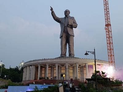 Ambedkar S Feet Statue Unveiled In Hyderabad Thebetterandhra