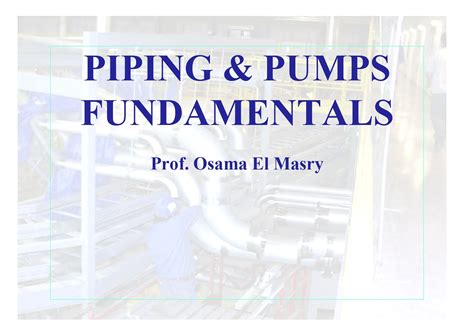 Piping Pumps Fundamentals Aquaenergy Expo Knowledge Hub