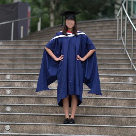 Nus Master Of Architecture Graduation Gown With Mortar Board Women S