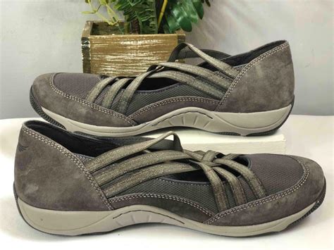 Dansko Hilde Grey Suede Strappy Comfort Shoes Eu Gem