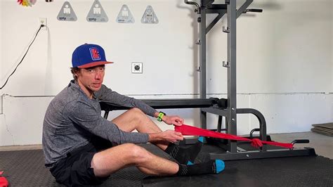 Tibialis Anterior Strengthening W Resistance Band Youtube